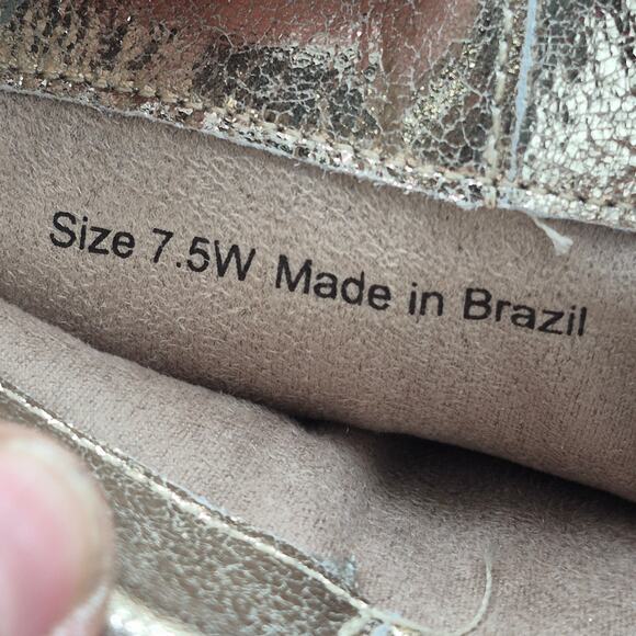 NEW Dolce Vita Dee pointed-toe bootie platinum distressed leather women size 7.5 - Picture 6 of 6